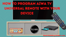 Aiwa TV Universal Remotes Program steps