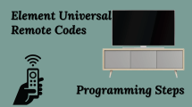 How to setup Element tv with universal remote