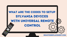 Sylvania universal remote programming codes