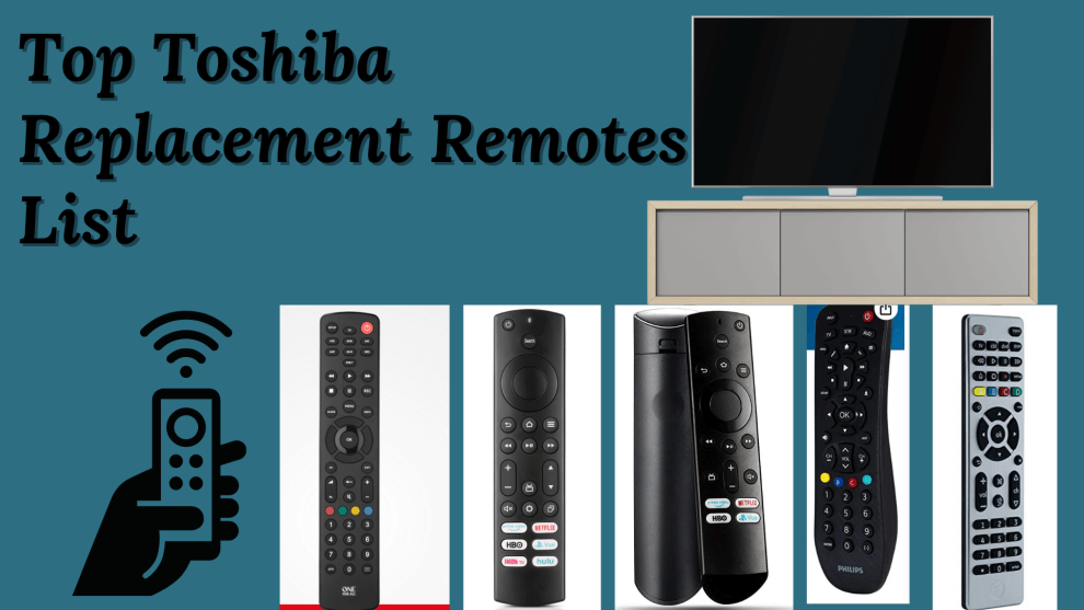 Toshiba Replacement Remote