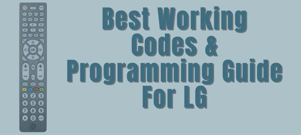 LG TV Ge Codes list