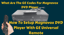 Magnavox DVD Player GE Codes with setup