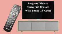 Sanyo TV Vivitar Universal remote setup