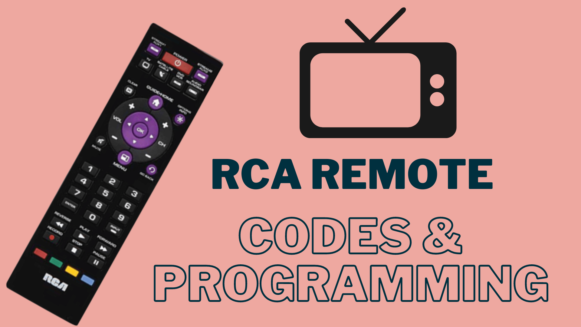 Rca Remote Programming RCA Universal Remote Codes & Program - Remotes Replacement